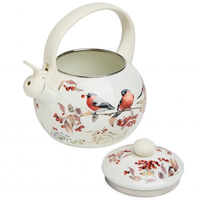 ЧАЙНИК AGNESS ЭМАЛИРОВАННЫЙ СО СВИСТКОМ СЕРИЯ 