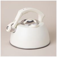 ЧАЙНИК AGNESS СО СВИСТКОМ, СЕРИЯ ТЮДОР, 2,8Л ТЕРМОАККУМУЛИРУЮЩЕЕ ДНО,ИНДУКЦИЯ,ВСТРОЕННЫЙ ТЕРМОМЕТР