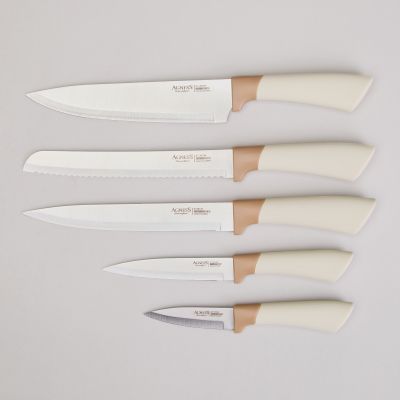 НАБОР НОЖЕЙ AGNESS  НА ПЛАСТИКОВОЙ ПОДСТАВКЕ, 6 ПРЕДМЕТОВ-2