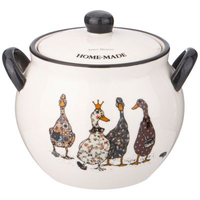 ГОРШОЧЕК ДЛЯ ЗАПЕКАНИЯ С КРЫШКОЙ 