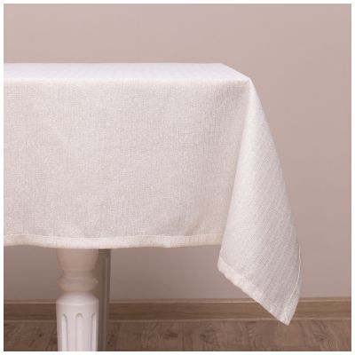 СКАТЕРТЬ ОРГАНЗА ЗОЛОТО  140Х140СМ ЕВРОУГОЛОК 100% ПОЛИЭСТЕР-2