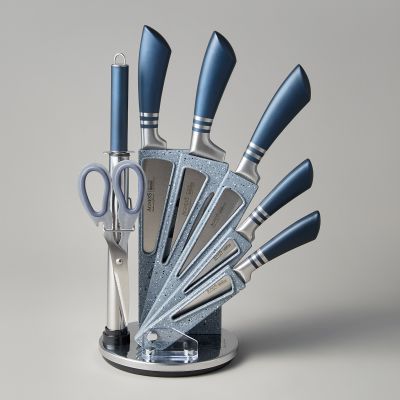 НАБОР НОЖЕЙ AGNESS С НОЖНИЦАМИ И МУСАТОМ НА ПЛАСТИКОВОЙ ПОДСТАВКЕ, 8 ПРЕДМЕТОВ (КОР=6НАБОР.)-3