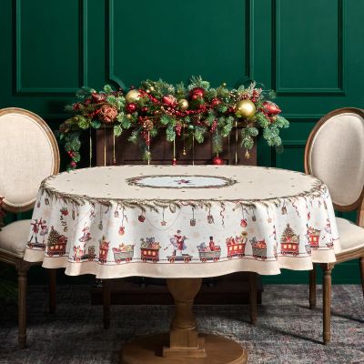 СКАТЕРТЬ  140Х180CM CM ОВАЛЬНАЯ, 