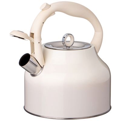 ЧАЙНИК AGNESS СО СВИСТКОМ, 2,8 Л, ИНДУКЦИЯ, ЦВЕТ - МОЛОЧНЫЙ ГРАДИЕНТ-2