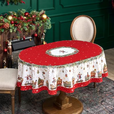 СКАТЕРТЬ  ОВАЛЬНАЯ  