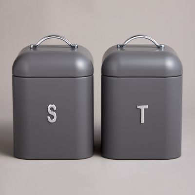 ХЛЕБНИЦА AGNESS 30Х19,5Х15,5СМ С 2-МЯ БАНКАМИ Д/СЫП. ПРОД. D11,5СМ, H16,5СМ-4