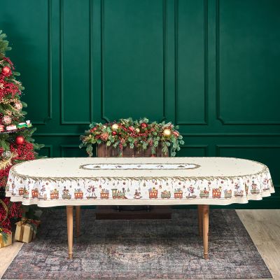 СКАТЕРТЬ  ОВАЛЬНАЯ  