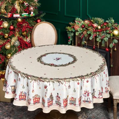 СКАТЕРТЬ  D185 CM КРУГЛАЯ, 