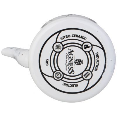 ЧАЙНИК AGNESS ЭМАЛИРОВАННЫЙ СО СЪЕМНЫМ ФИЛЬТРОМ ИЗ НЖС СЕРИЯ 