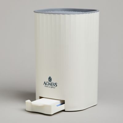 ПОДСТАВКА ДЛЯ НОЖЕЙ AGNESS С ТОЧИЛЬНЫМ КАМНЕМ 13,6*14,6*23 СМ-2