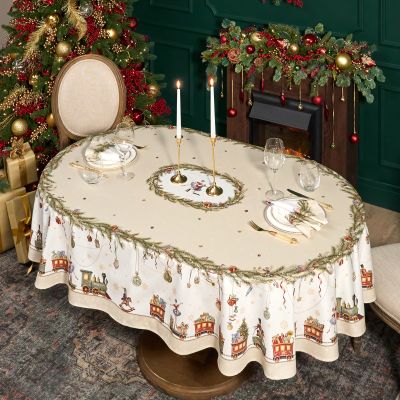 СКАТЕРТЬ  ОВАЛЬНАЯ  