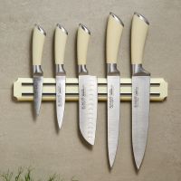 НАБОР НОЖЕЙ AGNESS 6 ПР.С МАГНИТНЫМ ДЕРЖАТЕЛЕМ И РУЧКОЙ ИЗ НЕРЖ.СТАЛИ (КОР=6НАБОР.)