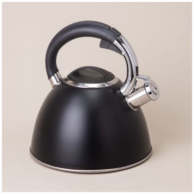 ЧАЙНИК AGNESS СО СВИСТКОМ, СЕРИЯ ТЮДОР, 2,5Л ТЕРМОАККУМУЛИРУЮЩЕЕ ДНО,ИНДУКЦИЯ,ИНДИКАТОР УРОВНЯ ВОДЫ-3