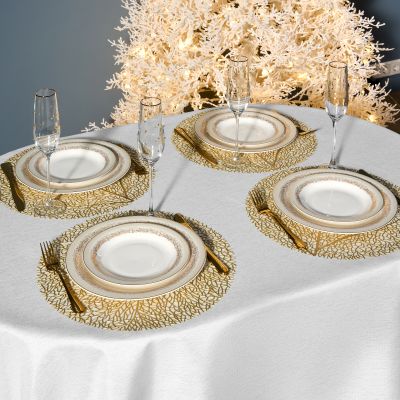 СКАТЕРТЬ  140Х180 CM ОВАЛЬНАЯ, 