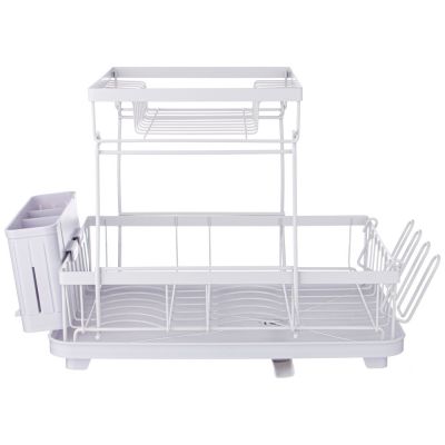 СУШИЛКА ДЛЯ ПОСУДЫ БЕЛАЯ 43*30*31 СМ (КОР-6ШТ)-3