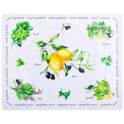 КОВРИК ДЛЯ РАСКАТКИ ТЕСТА 50*39 СМ-0