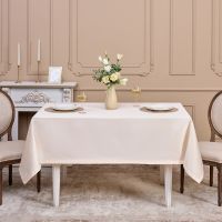 СКАТЕРТЬ 145Х220СМ ШАМПАНЬ ЕВРОУГОЛОК 100% ПОЛИЭСТЕР