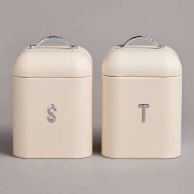 ХЛЕБНИЦА AGNESS 30Х19,5Х15,5СМ С 2-МЯ БАНКАМИ Д/СЫП. ПРОД. D11,5СМ, H16,5СМ-10