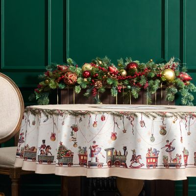 СКАТЕРТЬ  D185 CM КРУГЛАЯ, 