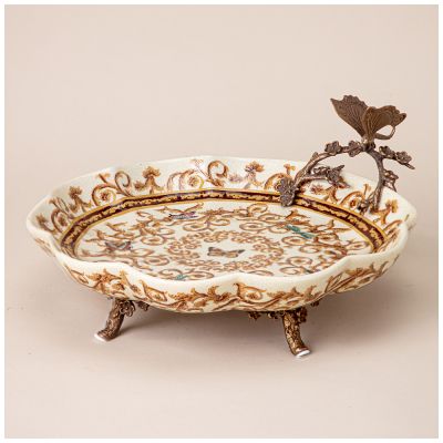 БЛЮДО ДЕКОРАТИВНОЕ  31X31X14.5 СМ-0