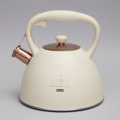 ЧАЙНИК AGNESS СО СВИСТКОМ, 3,0 Л ТЕРМОАККУМУЛИРУЮЩЕЕ ДНО, ИНДУКЦИЯ-0