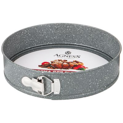 ФОРМА ДЛЯ ВЫПЕЧКИ AGNESS РАЗЪЕМНАЯ С АНТИПРИГАРНЫМ ПОКРЫТИЕМ 24X6.8 СМ-1