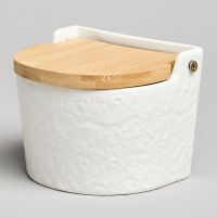 БАНКА ДЛЯ СОЛИ С ДЕР.КРЫШКОЙ LEFARD 