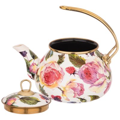 ЧАЙНИК ЭМАЛИРОВАННЫЙ AGNESS, СЕРИЯ ВИНТАЖ, 2,2Л (КОР=4ШТ.)-1