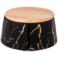 БАНКА С ДЕРЕВ.КРЫШКОЙ LEFARD 