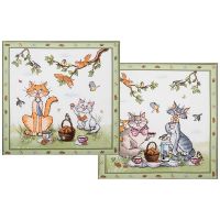 НАБОР САЛФЕТОК ИЗ 2-Х ШТ  