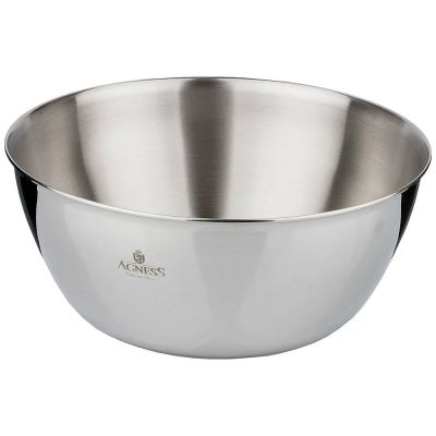 МИСКА AGNESS PROFESSIONAL 28Х13 СМ, 6 Л ВЫСОКОКАЧЕСТВЕННАЯ НЕРЖ СТАЛЬ 18/10-0