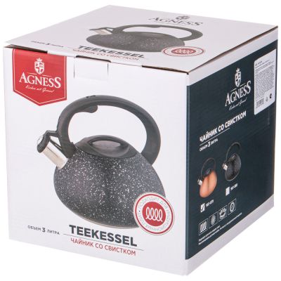 ЧАЙНИК  AGNESS СО СВИСТКОМ 3 Л-1