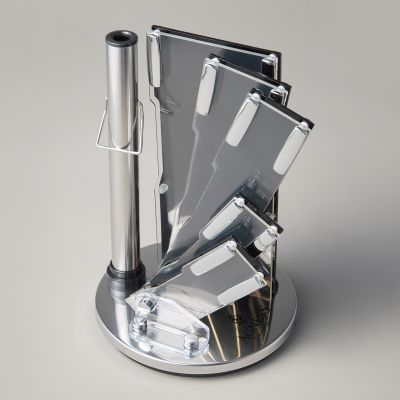 НАБОР НОЖЕЙ AGNESS НЖС НА ПЛАСТИКОВОЙ ВРАЩАЮЩЕЙСЯ ПОДСТАВКЕ 8 ПР. (КОР=6НАБОР.)-6