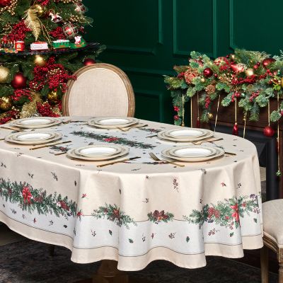 СКАТЕРТЬ  160Х220 CM ОВАЛЬНАЯ, 