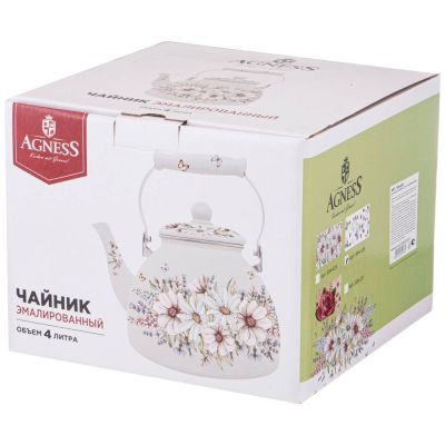 ЧАЙНИК AGNESS  ЭМАЛИРОВАННЫЙ СЕРИЯ 