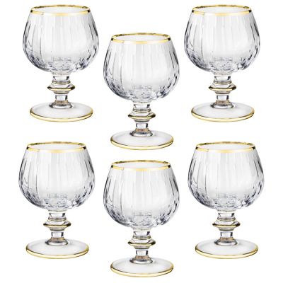 НАБОР БОКАЛОВ ДЛЯ КОНЬЯКА ИЗ 6 ШТ. 350 МЛ-0