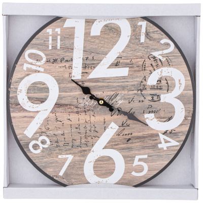 ЧАСЫ НАСТЕННЫЕ 33.8*33.8CM-1