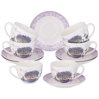 ЧАЙНЫЙ НАБОР LEFARD ЛАВАНДОВАЯ ВЕСНА НА 6 ПЕР. 12 ПР. 280 МЛ-0