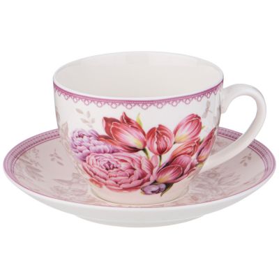 ЧАЙНЫЙ НАБОР  LEFARD ТЮЛЬПАНЫ  НА 6 П6Р. 12 ПР. 280 МЛ-2