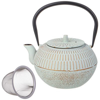 ЗАВАРОЧНЫЙ ЧАЙНИК ЧУГУННЫЙ С ЭМАЛИРОВАННЫМ ПОКРЫТИЕМ ВНУТРИ 1200 МЛ (КОР=8ШТ.)-2