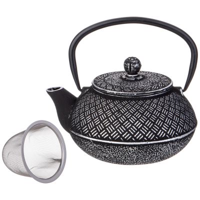 ЗАВАРОЧНЫЙ ЧАЙНИК ЧУГУННЫЙ С ЭМАЛИРОВАННЫМ ПОКРЫТИЕМ ВНУТРИ 800 МЛ (КОР=8ШТ.)-2