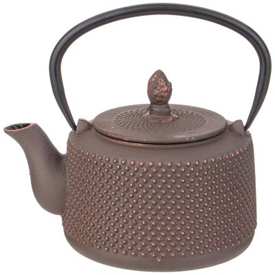 ЗАВАРОЧНЫЙ ЧАЙНИК ЧУГУННЫЙ С ЭМАЛИРОВАННЫМ ПОКРЫТИЕМ ВНУТРИ 850 МЛ (КОР=8ШТ.)-0