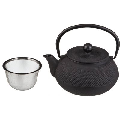 ЗАВАРОЧНЫЙ ЧАЙНИК ЧУГУННЫЙ С ЭМАЛИРОВАННЫМ ПОКРЫТИЕМ ВНУТРИ 700 МЛ (КОР=8ШТ.)-0