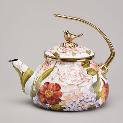 ЧАЙНИК AGNESS ЭМАЛИРОВАННЫЙ СЕРИЯ ФЛАНДРИЯ, 2,2Л-0