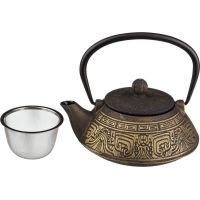 ЗАВАРОЧНЫЙ ЧАЙНИК ЧУГУННЫЙ С ЭМАЛИРОВАННЫМ ПОКРЫТИЕМ ВНУТРИ 800 МЛ (КОР=8ШТ.)