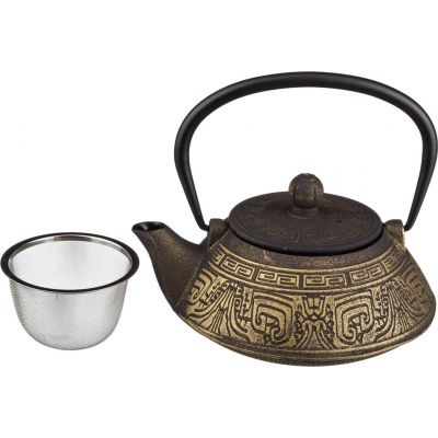 ЗАВАРОЧНЫЙ ЧАЙНИК ЧУГУННЫЙ С ЭМАЛИРОВАННЫМ ПОКРЫТИЕМ ВНУТРИ 800 МЛ (КОР=8ШТ.)-0