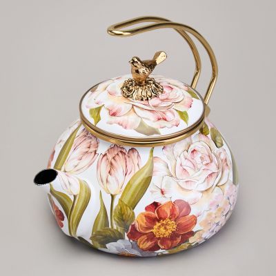 ЧАЙНИК AGNESS ЭМАЛИРОВАННЫЙ СЕРИЯ ФЛАНДРИЯ, 2,2Л-3