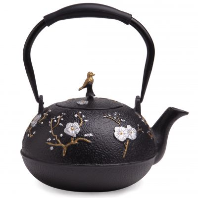 ЗАВАРОЧНЫЙ ЧАЙНИК ЧУГУННЫЙ С ЭМАЛИРОВАННЫМ ПОКРЫТИЕМ ВНУТРИ 1200 МЛ-1