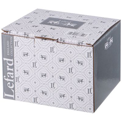 ЧАЙНИК СТЕКЛЯННЫЙ С ФАРФОРОВЫМ СИТОМ LEFARD ТЮЛЬПАНЫ 650 МЛ-1