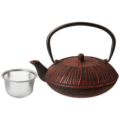 ЗАВАРОЧНЫЙ ЧАЙНИК ЧУГУННЫЙ С ЭМАЛИРОВАННЫМ ПОКРЫТИЕМ ВНУТРИ 800 МЛ-2